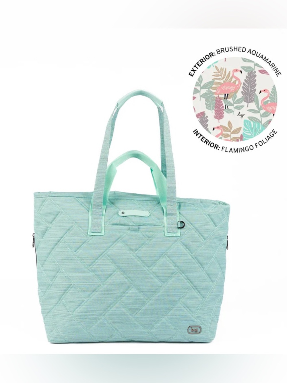 Lug Expandable Carry-All Tote Bag-Ferry SE XL Brushed Aquamarine